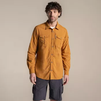 Craghoppers NosiLife Adventure LS Shirt III - Deep Henna, izmērs L