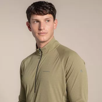Craghoppers NosiLife SolarShield+ Half Zip Top - Cardamon, L