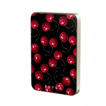 BURGA Magnetic 5000 mAh pārnēsājamais lādētājs, Cherrybomb Gold