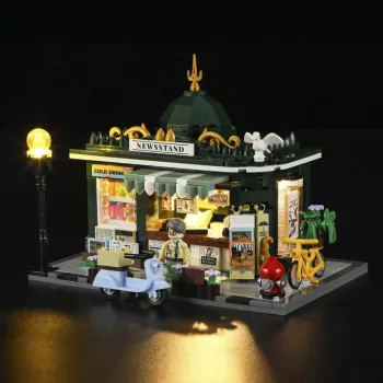 LUMIBRICKS F9023 Brīvi stāvošs tērauda žurnālu plaukts, melns, pulverkrāsots, viena nodalījuma