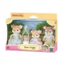 EPOCH Sylvanian Families Briežu ģimene - 4 kolekcionējamas figūriņas (tētis, mamma, meitene, zēns) ar noņemamiem tērpiem, flokēta plastmasa, vecumam no 3 gadiem