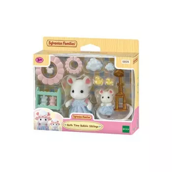 Sylvanian Families Marshmallow Mouse vannas laika rotaļu komplekts