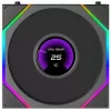 Lian Li UNI FAN TL120 LCD FLEX Wireless ARGB 120mm Ventilators - Melns