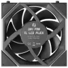 Lian Li UNI FAN TL120 LCD FLEX Wireless ARGB 120mm Ventilators - Melns