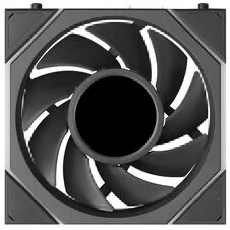 Lian Li UNI FAN TL120 LCD FLEX Wireless ARGB 120mm Ventilators - Melns