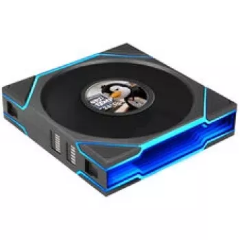 Lian Li UNI FAN TL120 LCD FLEX Wireless ARGB 120mm Ventilators - Melns