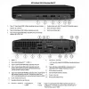 HP Renewed Grade A ProDesk 400 G6 galddators Mini PC - Intel Core i5-10500T, 16GB RAM, 256GB SSD, Intel UHD Graphics 630, Windows 11 Pro