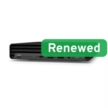 HP Renewed Grade A ProDesk 400 G6 galddators Mini PC - Intel Core i5-10500T, 16GB RAM, 256GB SSD, Intel UHD Graphics 630, Windows 11 Pro
