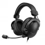 FIFINE H9 Virtual 7.1 Surround Sound USB spēļu austiņas ar noņemamu mikrofonu, RGB LED, pāri ausīm, slēgta tipa, melnas