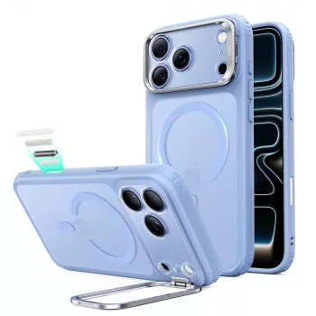 ESR Classic Hybrid Kickstand Macīgais vāciņš iPhone 17 Pro / 18 Pro - matēti gaiši zils