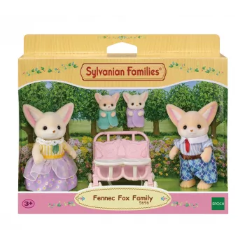 Sylvanian Families Tuksneša lapsu ģimene - 4 figūriņu komplekts (Tētis Ronalds, Mamma Šārona, Meita Allija, Mazulis Kaja)