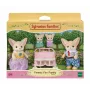 Sylvanian Families Tuksneša lapsu ģimene - 4 figūriņu komplekts (Tētis Ronalds, Mamma Šārona, Meita Allija, Mazulis Kaja)