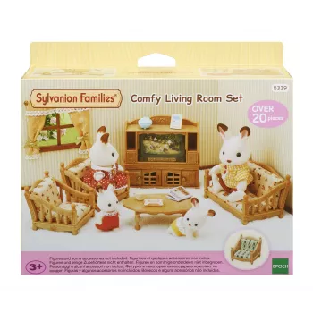 EPOCH Sylvanian Families Landhaus Wohnzimmer - Lauku dzīvojamās istabas mēbeļu komplekts