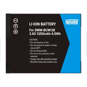 Newell aizstājējakumulators Panasonic DMW-BCM13E (Li-ion, 3.6V, 1250mAh, 4.5Wh)