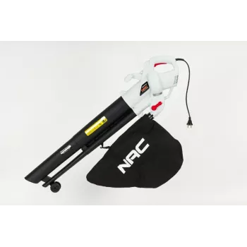 NAC elektriskais pūtējs-vakuums-smalcinātājs 3200W VBE320-FS-J 3-in-1 dārza lapu pūtējs ar 45L maisu