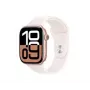 Apple Watch Series 10 GPS + Cellular 46mm alumīnija korpuss ar rožu zelta sporta siksnu