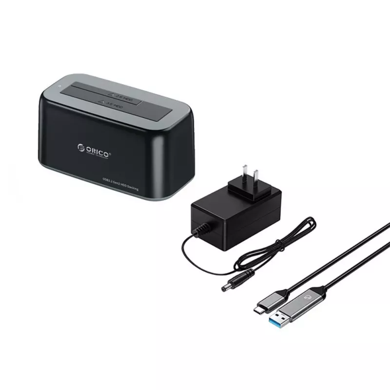 ORICO 6819C3 Divu slotu USB 3.0 SATA dokstacija 2.5/3.5 inch HDD/SSD - Melna