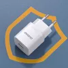 DUDAO A13Pro EU GaN 33W PPS USB-C/USB sienas lādētājs - balts