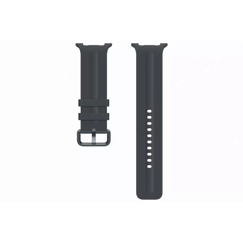 Samsung Sport Band M/L Galaxy Watch 9, Watch 8, Watch 7, Watch 6, Watch 5, Watch 4 - Melns Fluoroelastomērs