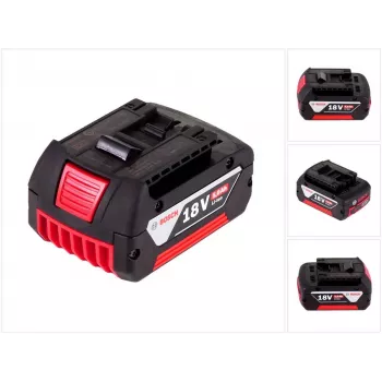 Bosch Professional 18V 5.0Ah Li-Ion bīdāmā akumulatora bloks (melns/sarkans)