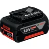 Bosch Professional 18V 5.0Ah Li-Ion bīdāmā akumulatora bloks (melns/sarkans)