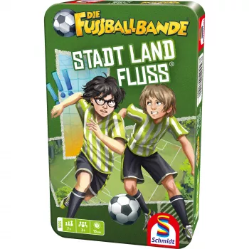 SCHMIDT SPIELE DIE FUSSBALLBANDE: Stadt, Land, Fluss – Futbola tēmas vārdu spēles bloks