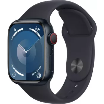 Apple Watch 9 GPS + Cellular 41mm, Pusnakts, Sport Band M/L (MRHT3ET/A)