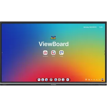 ViewSonic ViewBoard IFP8651-3C 86 inch 4K UHD interaktīvais skārienekrāns ar Android 14, 8GB RAM, 128GB atmiņu, 40 punktu skārienu, 9H stiklu, Wi-Fi 6