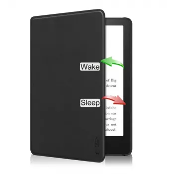 Tech-Protect SmartCase vāciņš folio Kindle Paperwhite 11. paaudzei / Signature Edition - melns