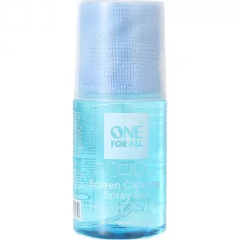 One For All CS4020 Ekrāna tīrīšanas komplekts ar 200 ml aerosolu un mikrošķiedras drāniņu