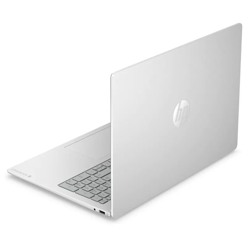 HP OmniBook 3 16-bu0130ng 16 inch WUXGA IPS klēpjdators, Intel Core 3 100U, 8GB RAM, 512GB SSD, FreeDOS, dabīgs sudrabs
