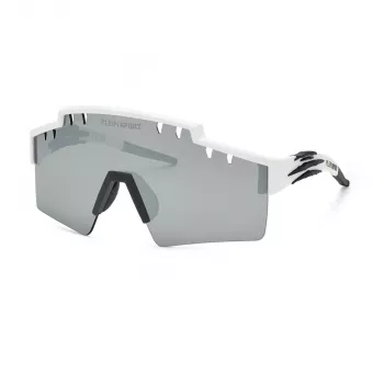 Philipp Plein Sport vīriešu saulesbrilles SSP001-9905WW - melns rāmis, pelēkas lēcas, 99 mm