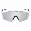 Philipp Plein Sport vīriešu saulesbrilles SSP001-9905WW - melns rāmis, pelēkas lēcas, 99 mm