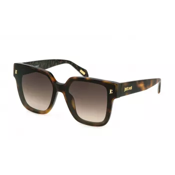 JUST CAVALLI Sieviešu SJC089 Oversized Butterfly saulesbrilles ar gradienta brūnām lēcām - 65/13/140 mm