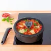 TEFAL Ingenio 16 cm rūdīta stikla vāks ar salokāmu rokturi L9846153