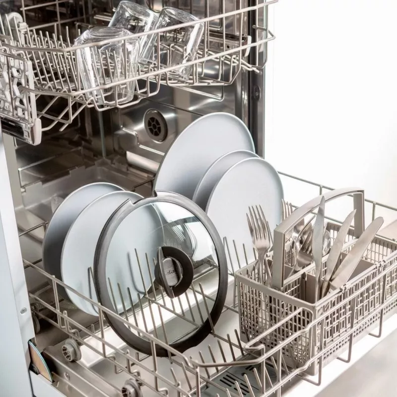 TEFAL Ingenio 16 cm rūdīta stikla vāks ar salokāmu rokturi L9846153