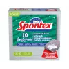 Spontex ziepju spilventiņi ar 30% ziepju saturu, tērauda vate, 10 iepakojums