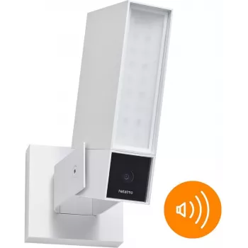 Netatmo viedā āra kamera ar sirēnu NOC-S-W-EC (balta)