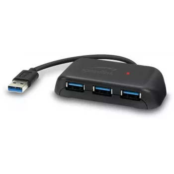 Speedlink Snappy Evo 4 portu USB 3.1 centrmezgls (SL-140109-BK)