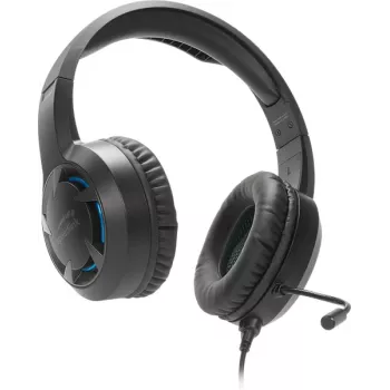 SPEEDLINK SL-450305-BK vadu austiņas spēlēm ar trokšņu slāpējošu mikrofonu, USB-A, 30mm draiveri, 1.8m kabelis, melna