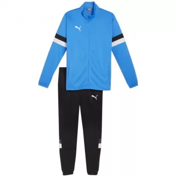 PUMA vīriešu Team Rise treniņtērps zilā un melnā krāsā (M izmērs)