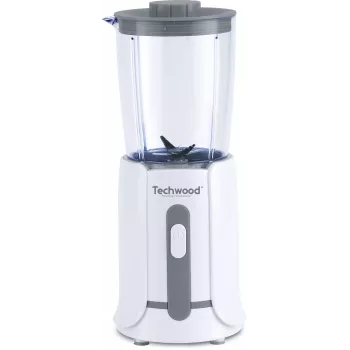 Techwood TBL-201 1,5L galda blenderis, 300W, nerūsējošā tērauda asmeņi, ledus drupināšana, balts