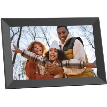 AgfaPhoto Realview APF1000 WiFi One digitālais foto rāmis, 10 collas, melns (APF1000WIFIBK)
