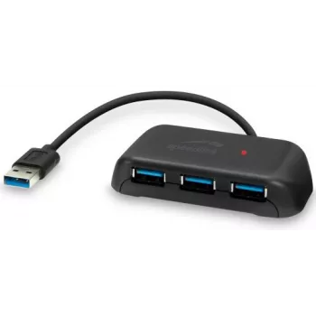 Speedlink Snappy Evo 4 portu USB 3.0 centrmezgls (SL-140106-BK)