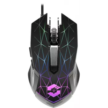 Speedlink Reticos RGB spēļu pele, melnā krāsā (SL-680011-BK)