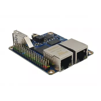 ALLNET Rock Pi E D8P Dual Ethernet plate RK3328 1GB RAM bez Wi-Fi/BT PoE