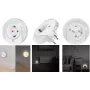 LogiLink LED naktsgaismas ligzda ar krēslas sensoru un 1x CEE 7/3 (LED012)