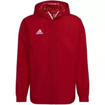 adidas vīriešu Entrada 22 visu laikapstākļu jaka sarkana IK4009