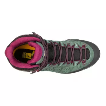SALEWA Alp Trainer 2 Mid GTX Sieviešu pārgājienu zābaki – Duck Green/Rhododendron – UK 7 (EU 40.5)