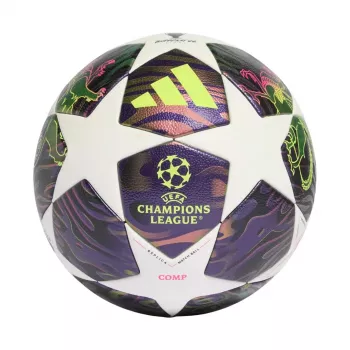 adidas UCL 25/26 Final Competition Futbola bumba 5. izmērs, balta violeta